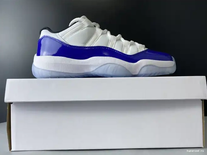 White Low Retro Jordan AH7860-100 Air 11 Concord 0420